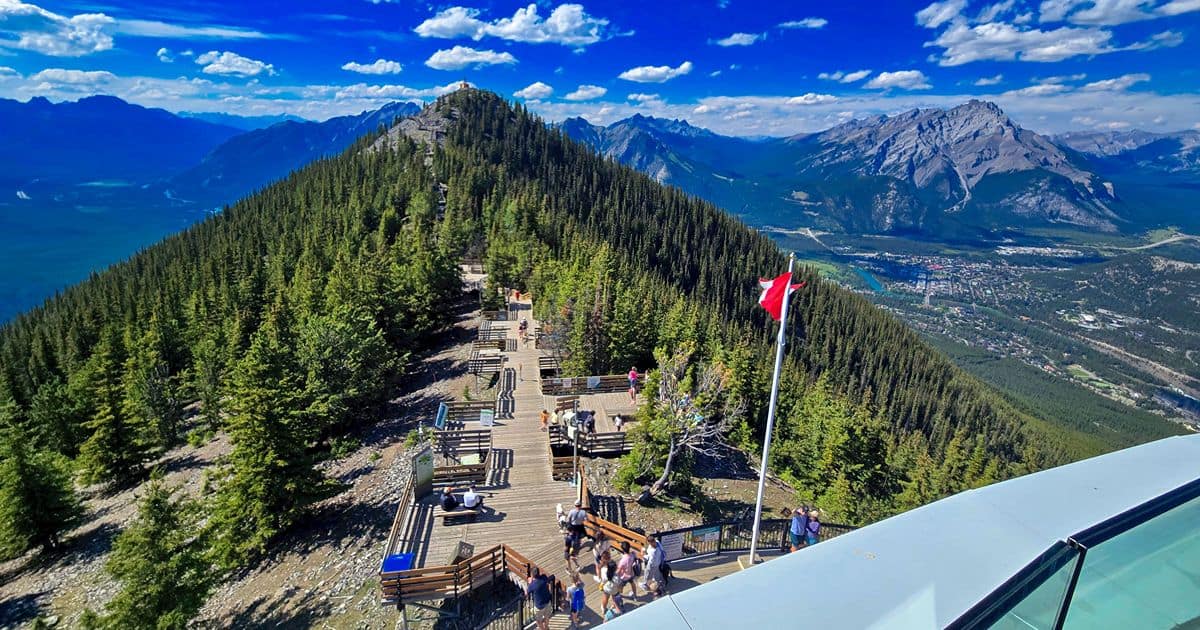 Sulphur Mountain - easy hikes in Banff